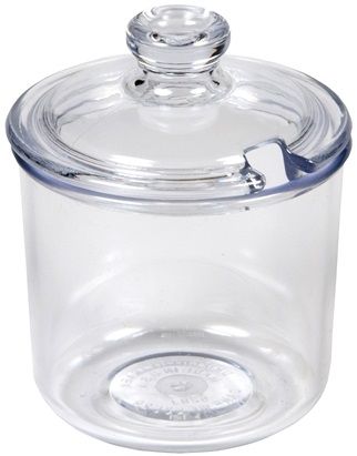 Vollrath Dripcut Polycarbonate Clear Condiment Jar Only, 8 Ounce -- 12 Per Case
