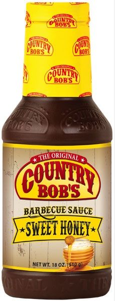 Country Bob's Sweet Honey Barbecue Sauce, 18 Fluid Ounce -- 6 Per Case