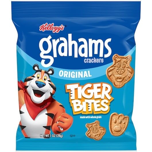Kellogg's Tiger Bites Original Graham Cracker, 1 Ounces -- 150 Per Case