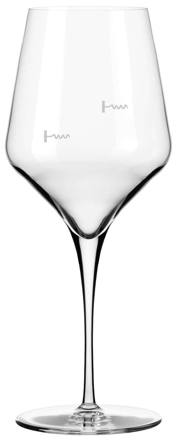 Master's Reserve Acura Prism Wine Glass With 5 And 8 Ounce Pour Lines, 16 Ounce -- 12 Per Case