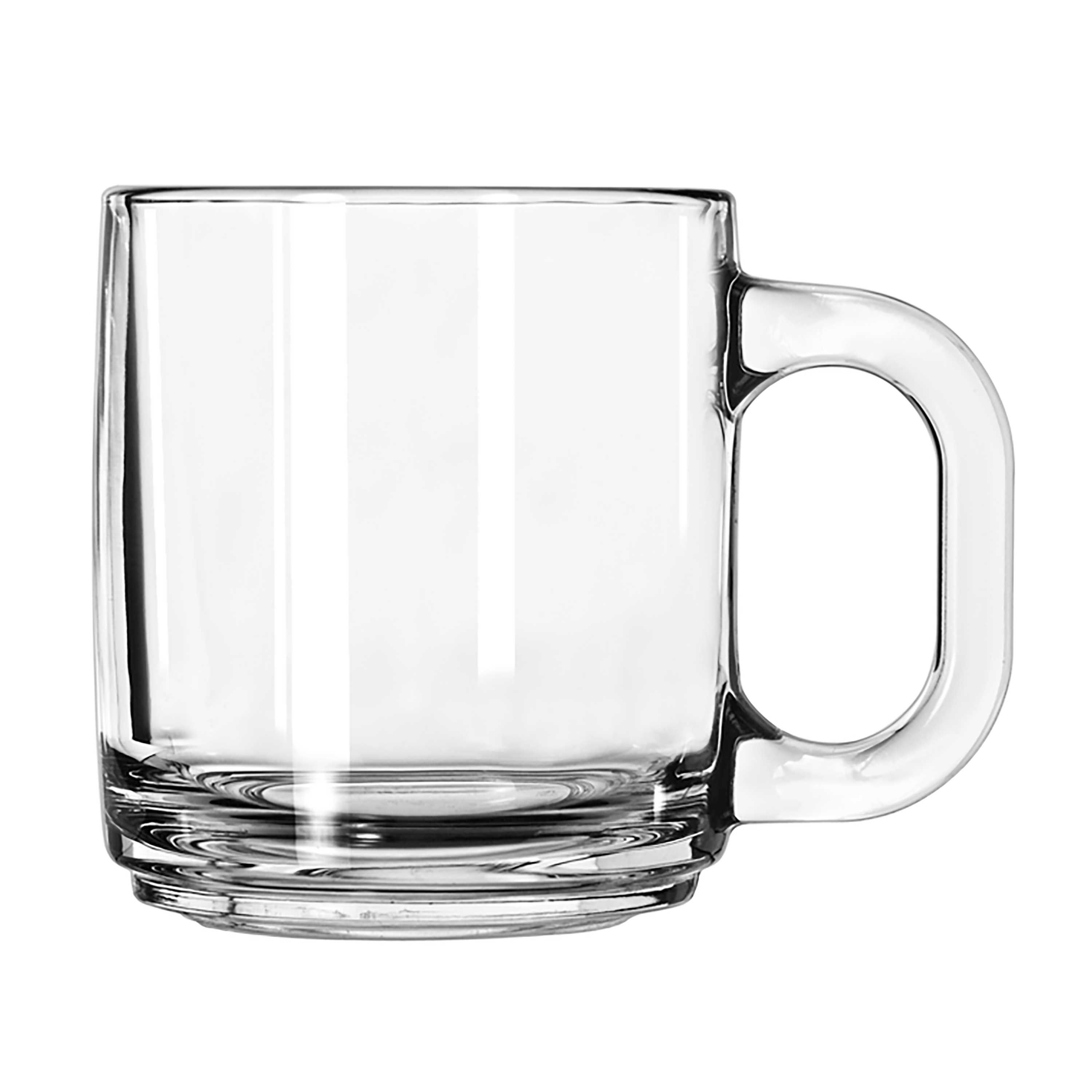 Libbey 5201 Glass Stacking Coffee Mug, 10 Ounce -- 12 Per Case