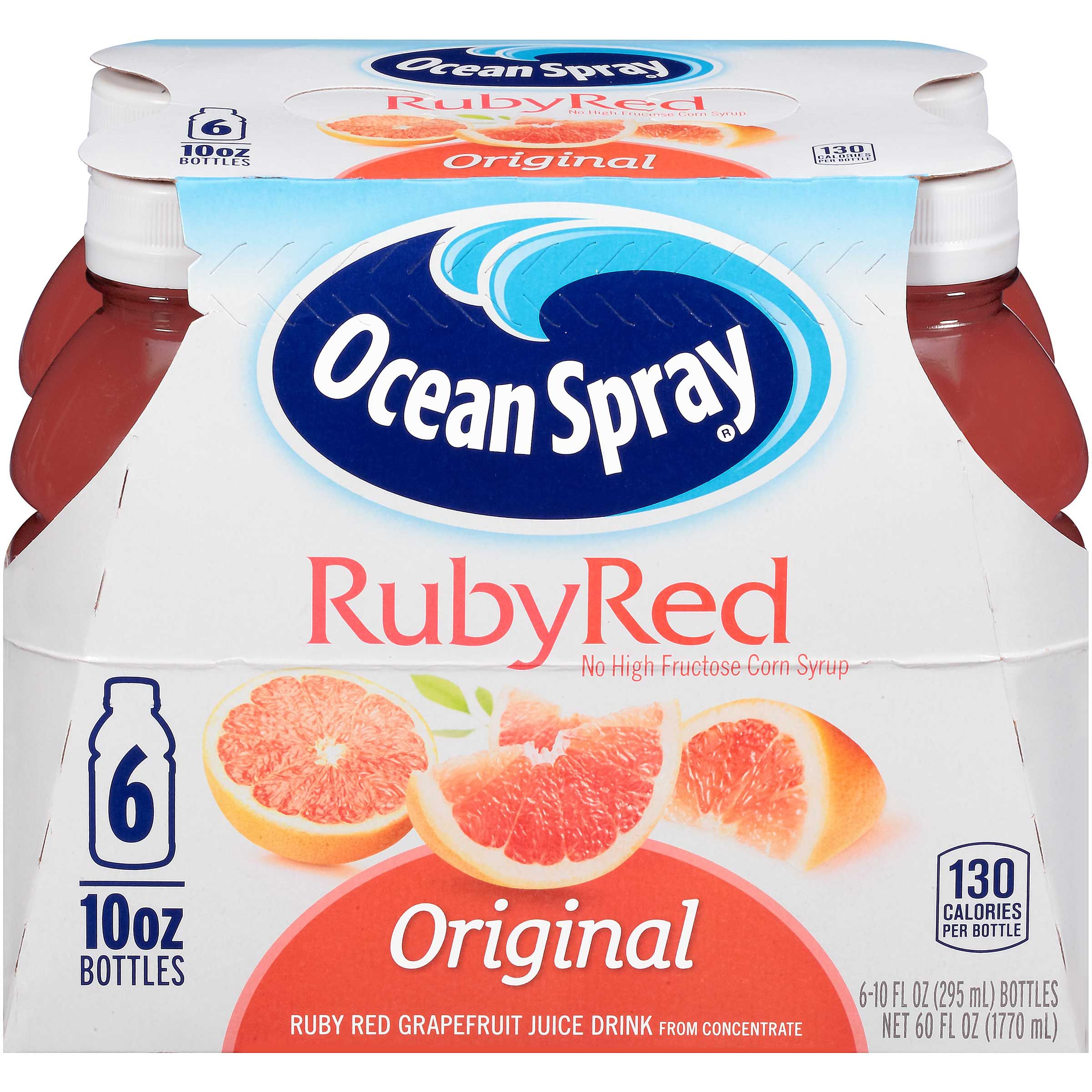 Ocean Spray Ruby Red Grapefruit Juice Drink, 60 Fluid Ounce -- 4 Per Case
