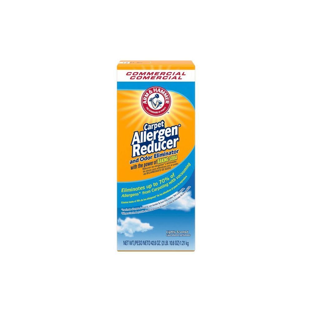 Arm & Hammer Lightly Scented Carpet Allergen Reducer And Odor Eliminator, 42.6 Ounce -- 9 Per Case