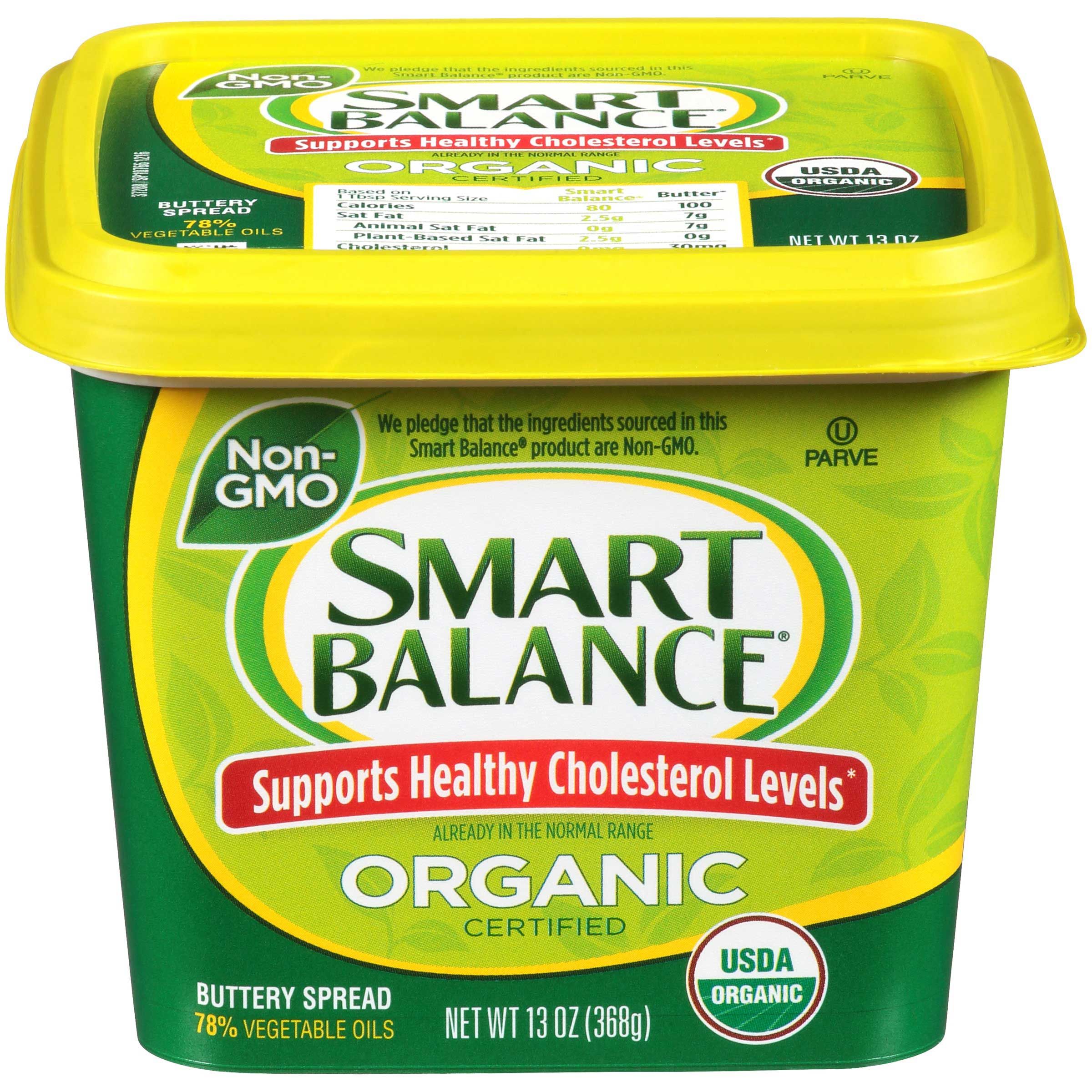Smart Balance Organic Buttery Spread, 13 Ounce Tub -- 6 Per Case