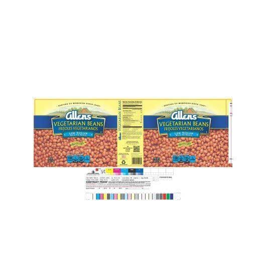 Allens Low Sodium Vegetarian Beans, 112 Ounce -- 6 Per Case