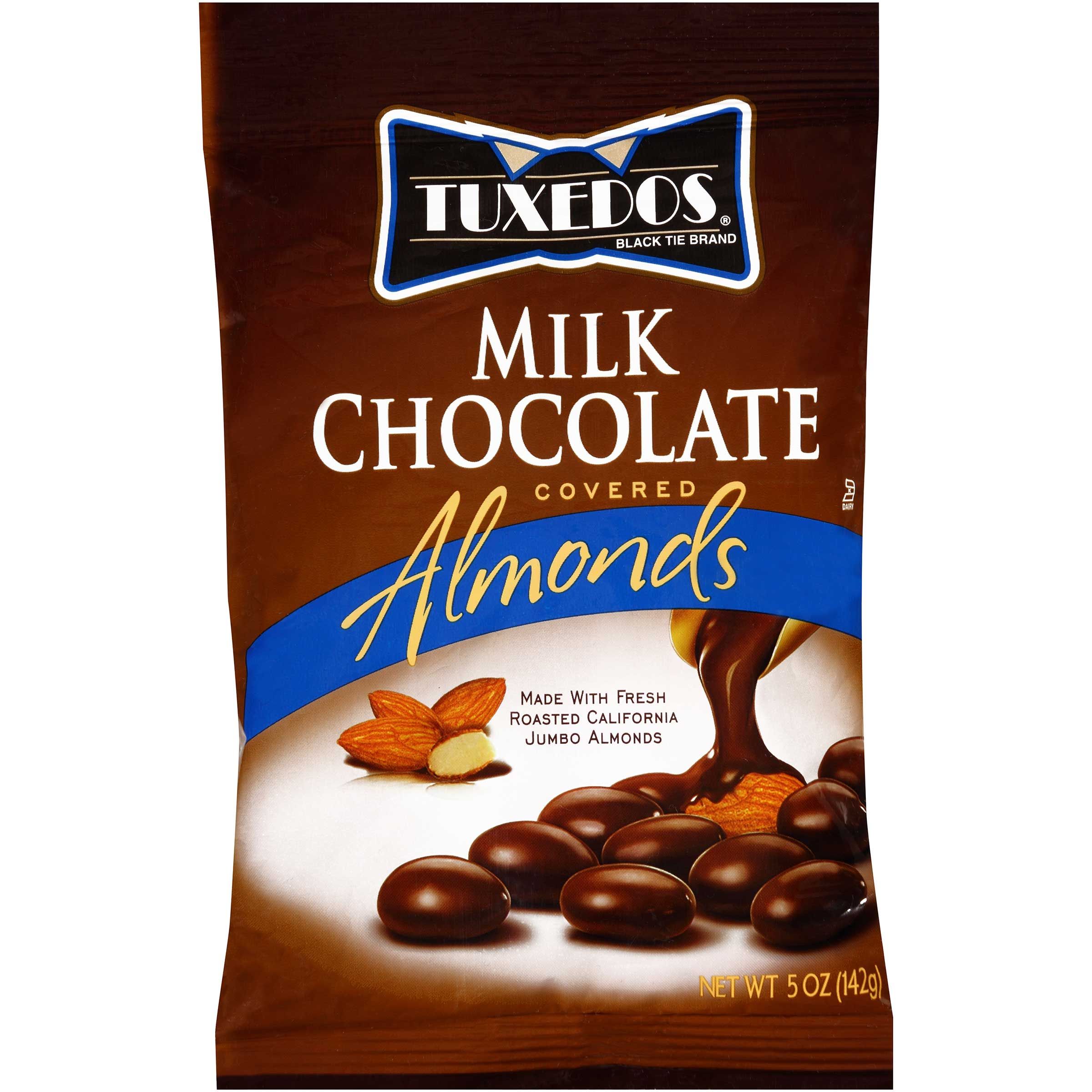 Tuxedos Milk Chocolate Covered Almond, 6 Ounce -- 12 Per Case