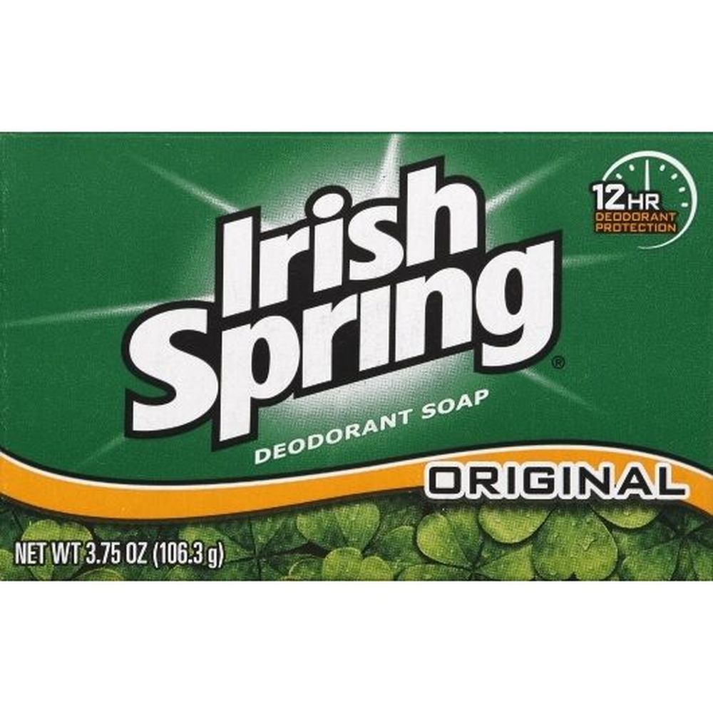 Irish Spring Original Regular Bar Soap, 3.75 Ounce -- 24 Per Case