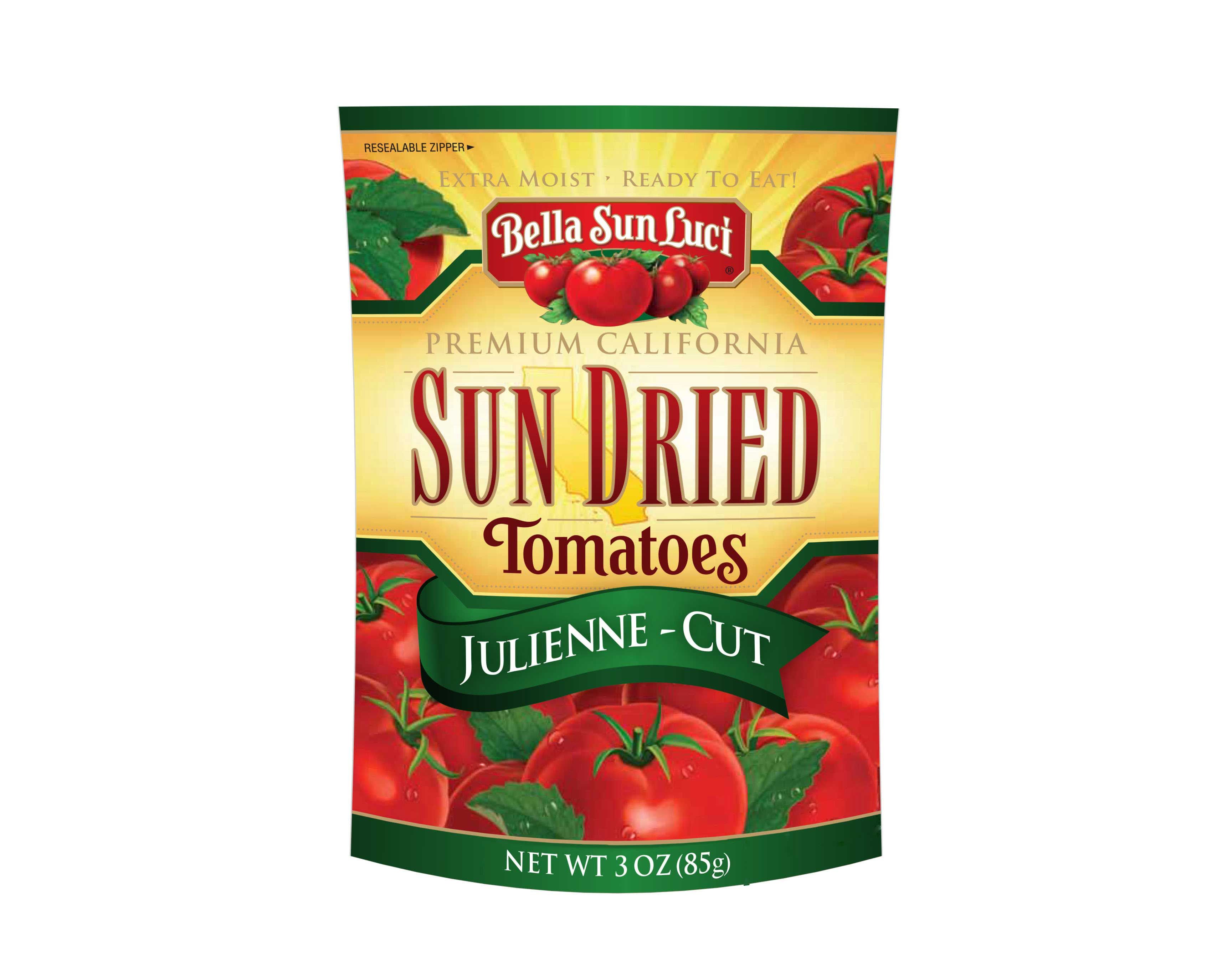 Bella Sun Luci 3 Ounce Sun Dried Tomatoes Julienne -- 12 Per Case