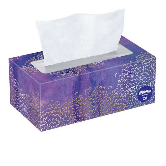 Kleenex Ultra Soft Facial Tissue, 120 Count -- 24 Per Case