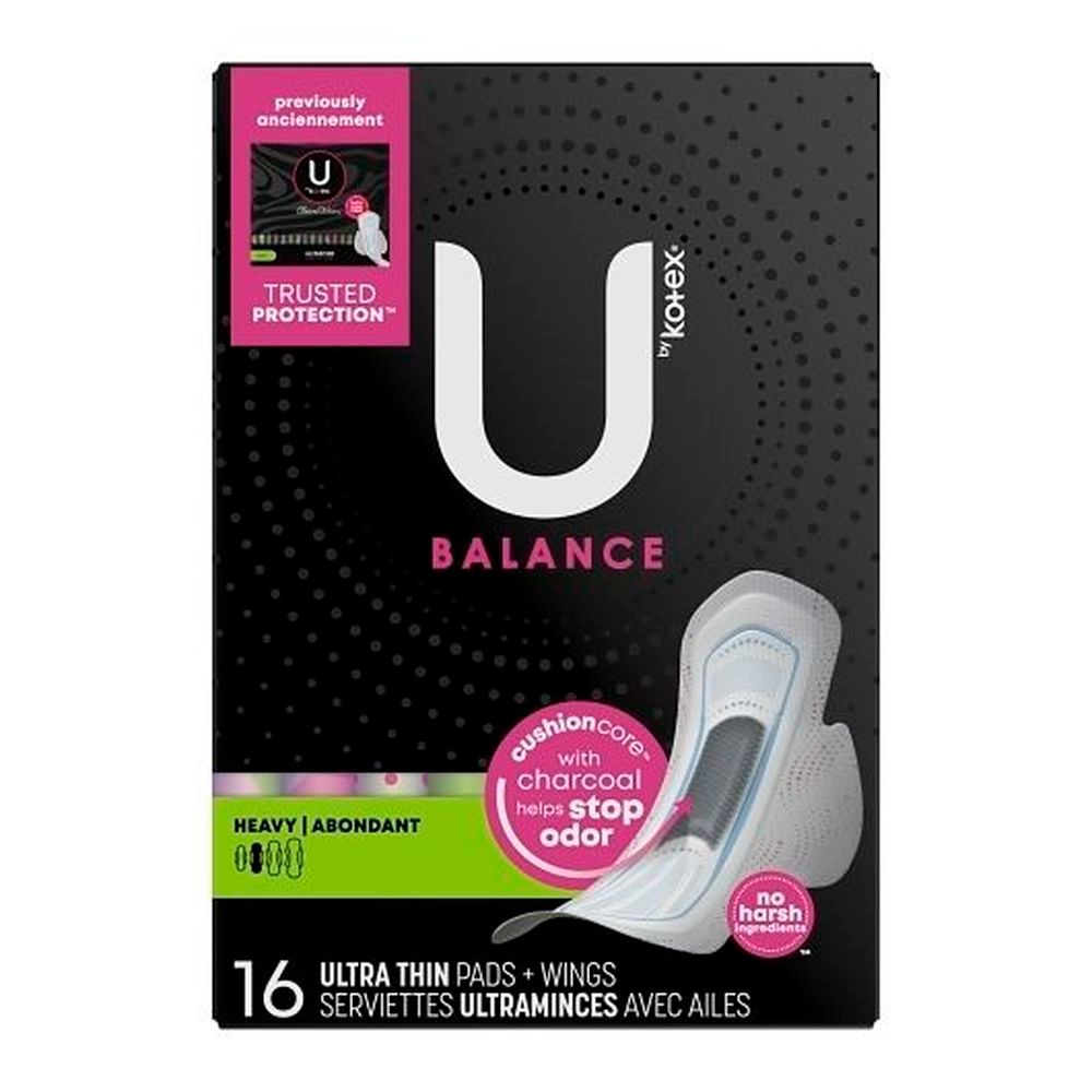 U By Kotex Supreme Ultrathin Overnight Pad, 13 Count -- 6 Per Case
