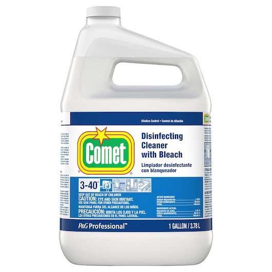 Comet Professional Disinfecting Cleaner With Bleach, 1 Gallon -- 3 Per Case