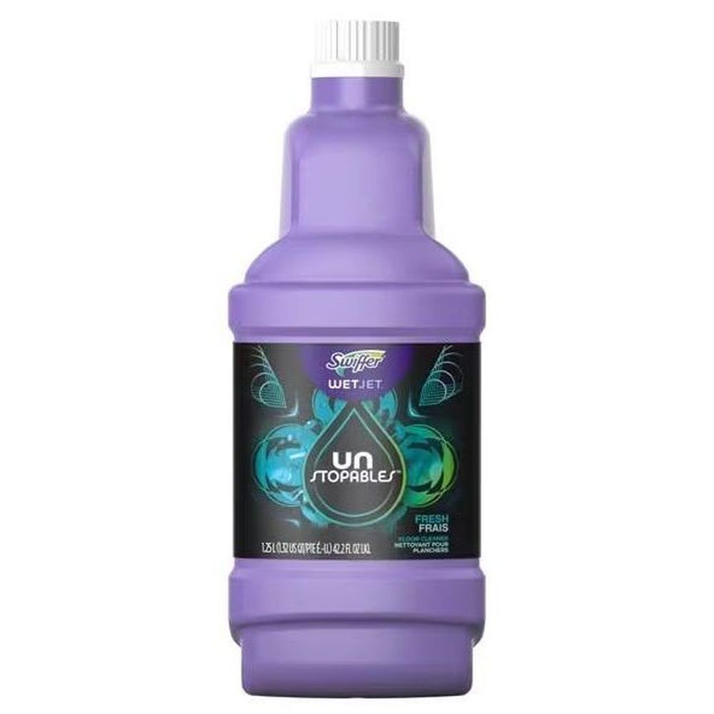 Swiffer Wetjet Unstopables Fresh Scent Cleaning Solution Refill, 42.2 Ounce -- 4 Per Case