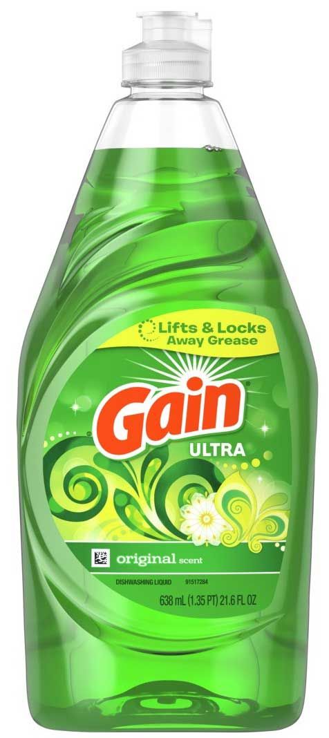 Gain Original Ultra Dish Liquid, 21.6 Fluid Ounce -- 10 Per Case