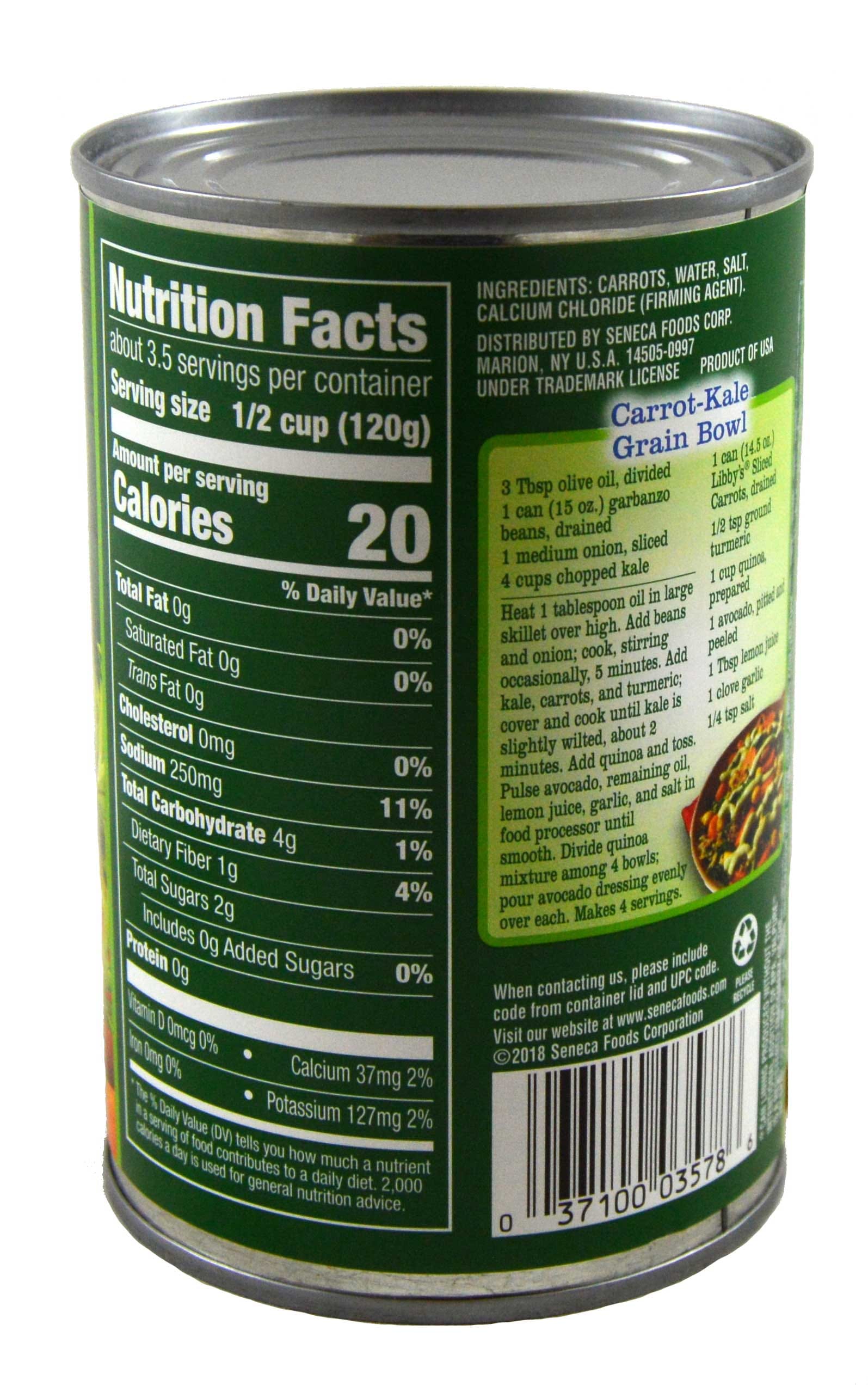 Libby's Medium Sliced Carrots, 14.5 Ounce -- 24 Per Case