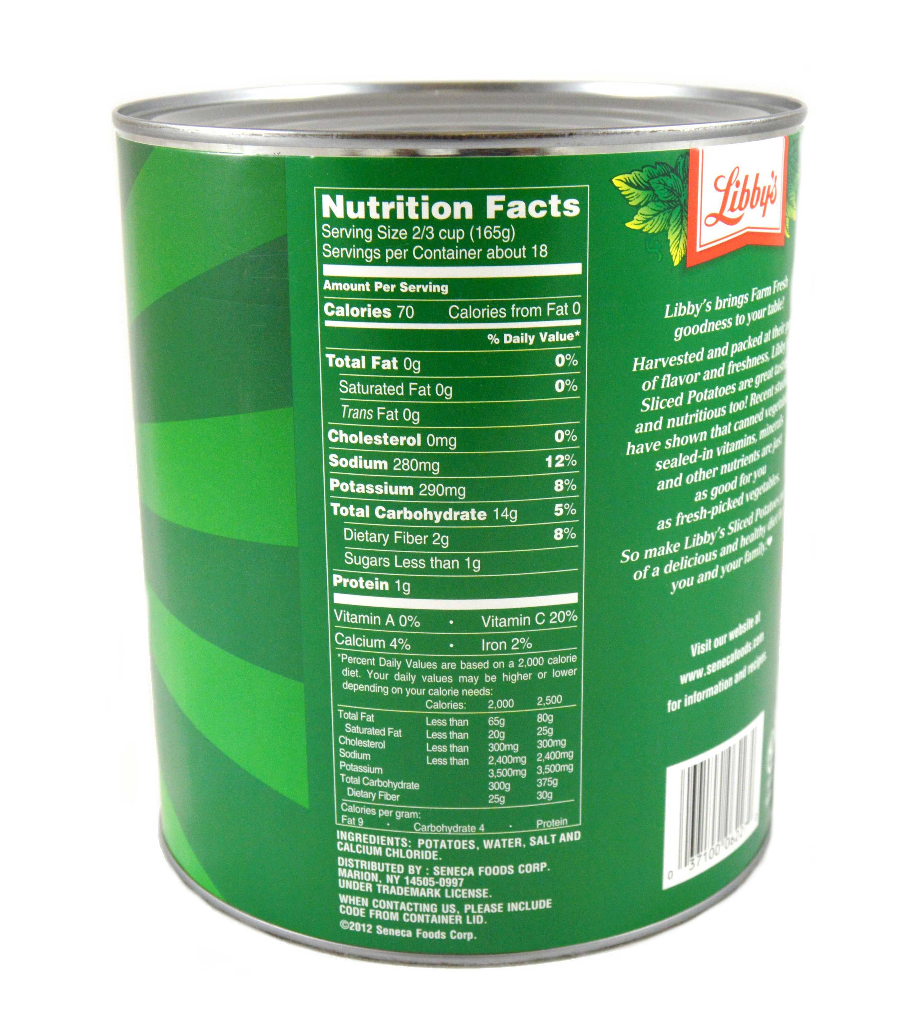 Libby's Fancy Sliced Potatoes, No. 10 Can -- 6 Per Case