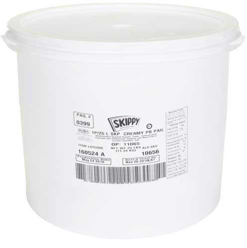 Skippy Creamy Peanut Butter Pail