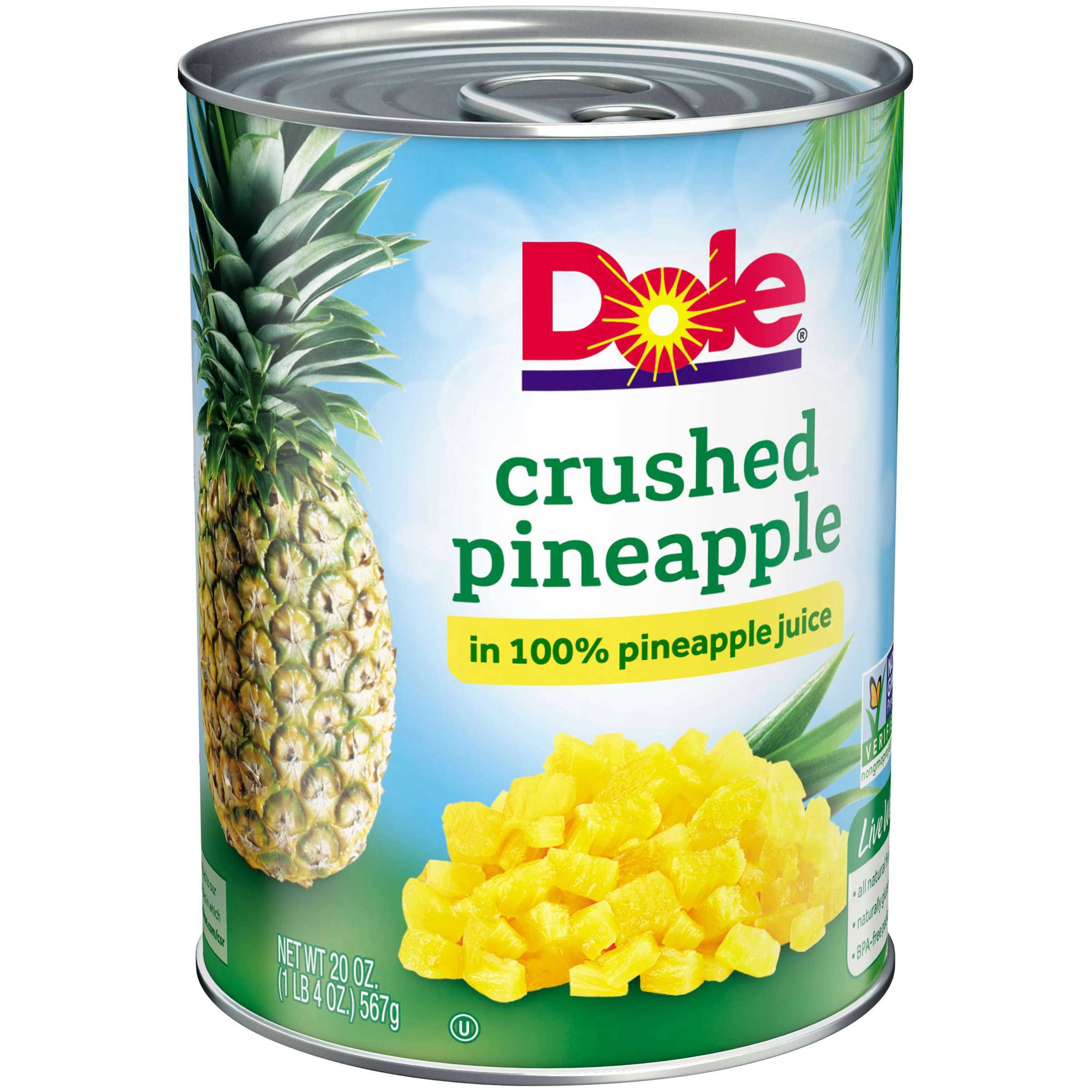 Dole Crushed Pineapple In Juice, 20 Ounce -- 12 Per Case