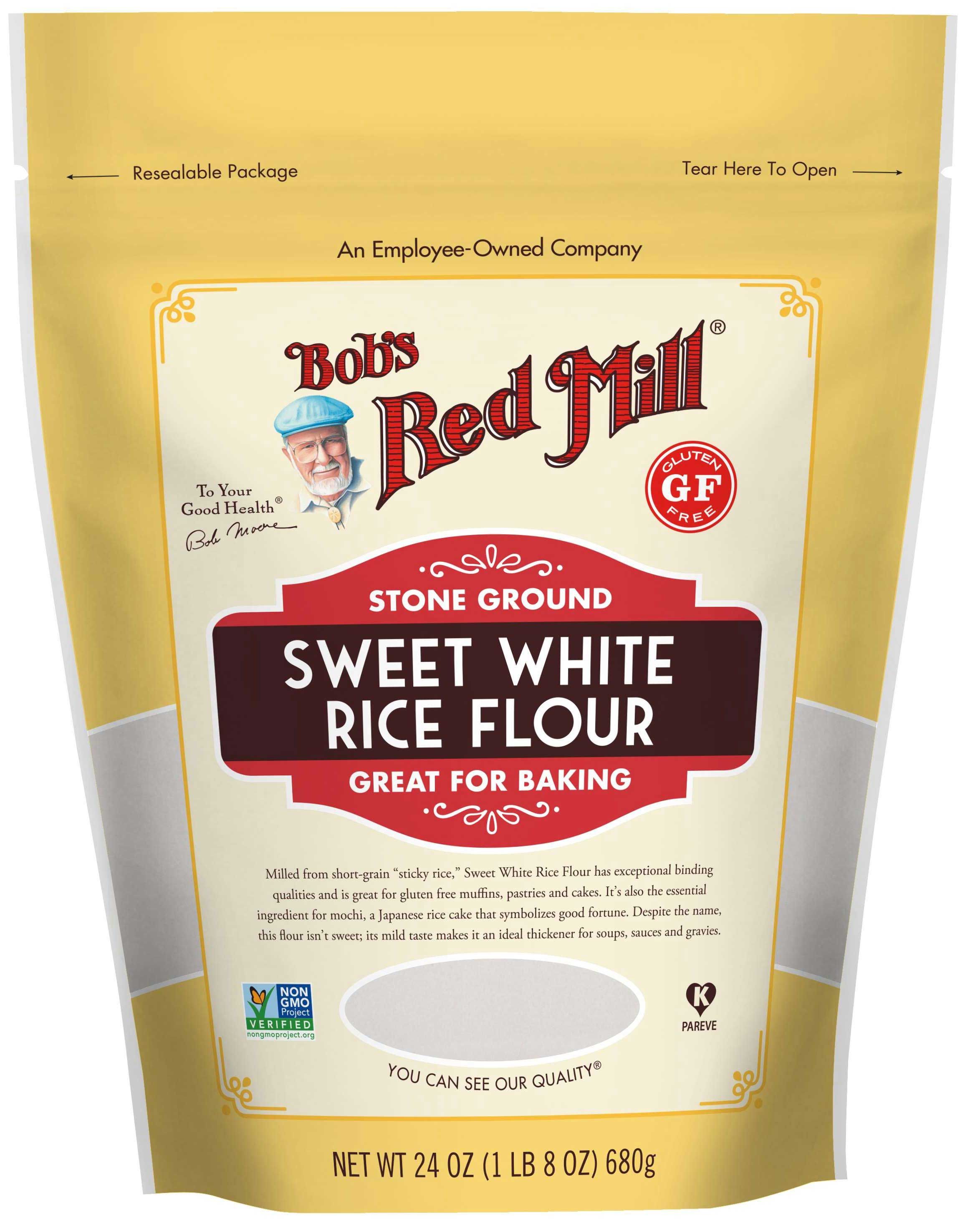 Bob's Red Mill Sweet White Rice Flour, 24 Ounce -- 4 Per Case