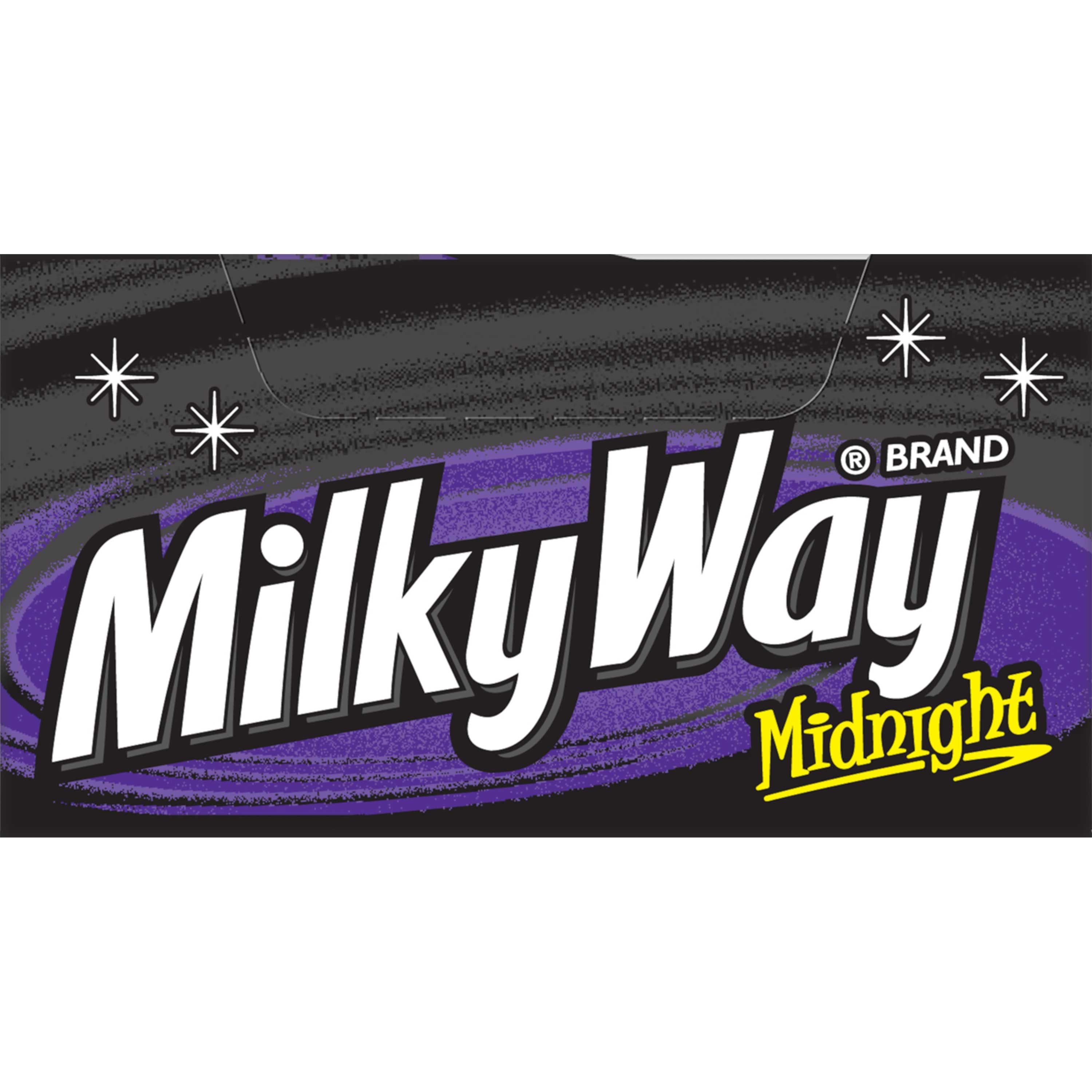 Milky Way Midnight Singles Dark Bar, 1.76 Ounce, 24 Count -- 12 Per Case