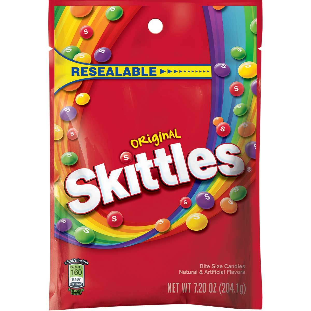 Skittles Bite Size Original Candy, 7.2 Ounce -- 12 Per Case