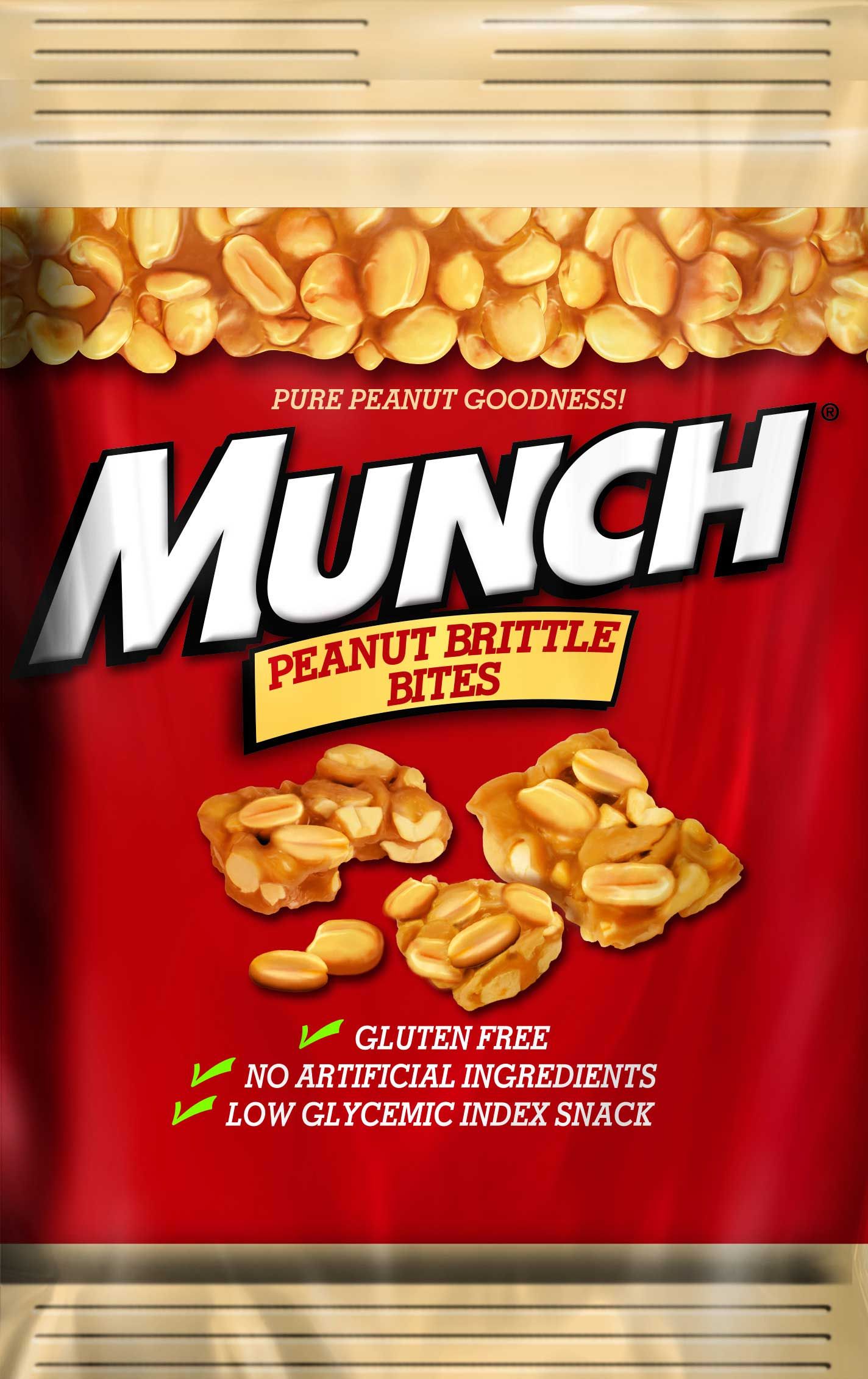 Munch Peanut Brittle Bites, 4 Ounce -- 12 Per Case