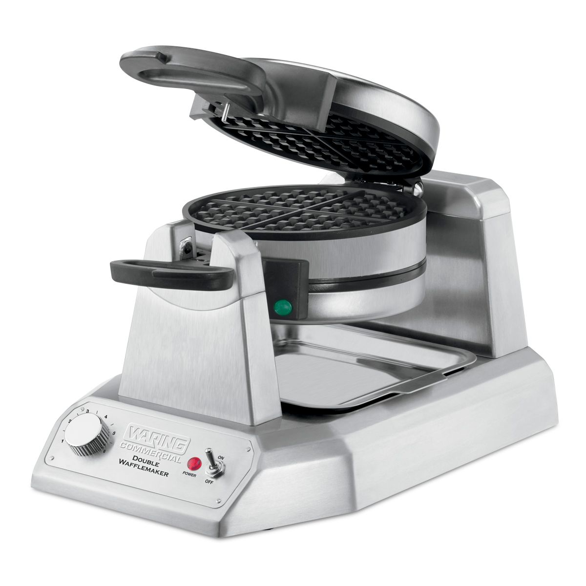 Waring Commercial Double Vertical Classic Waffle Maker, 9.5 X 10.45 X 17 Inch
