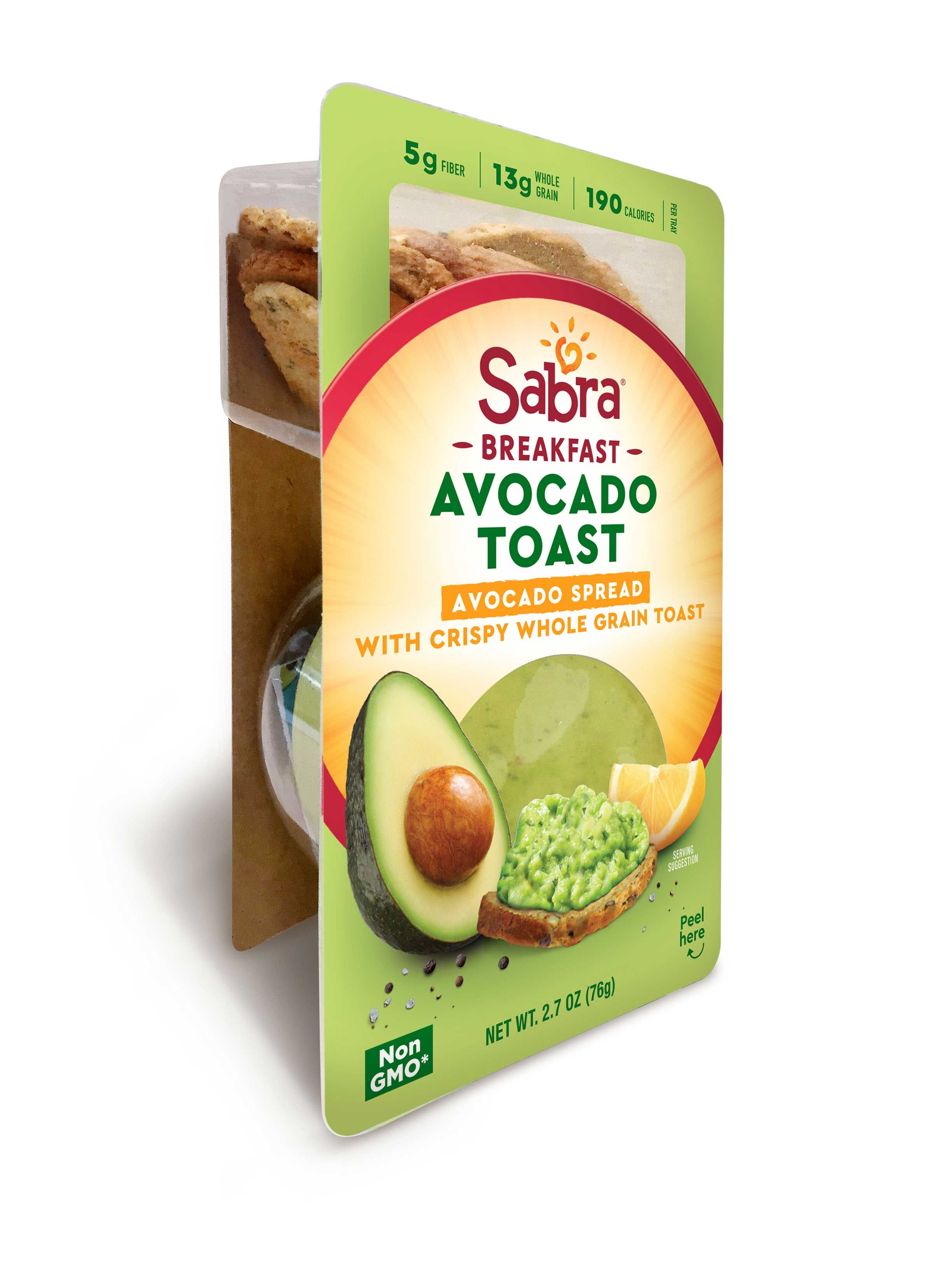Sabra Avocado Spread With Toast, 2.7 Ounce -- 8 Per Case