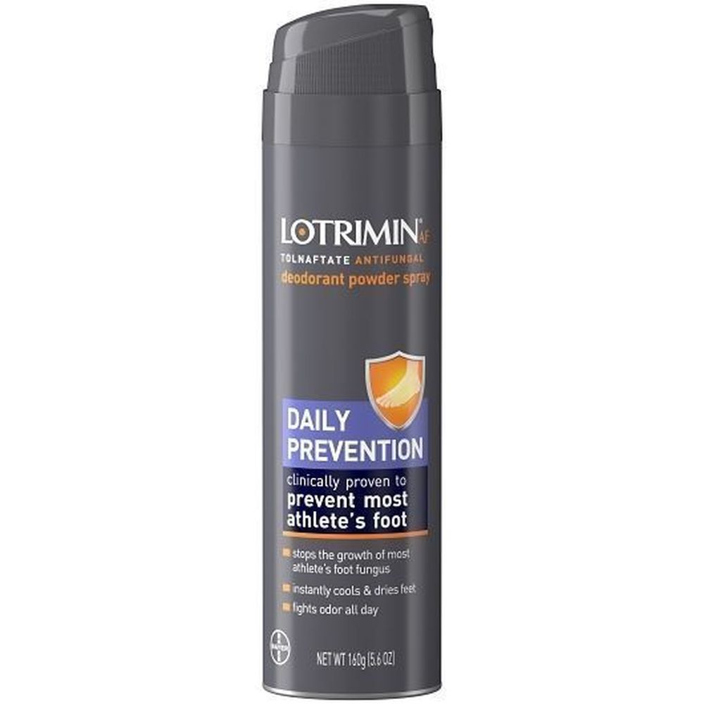 Lotrimin Daily Preventer Deodorant Powder Spray, 5.64 Fluid Ounce -- 36 Per Case