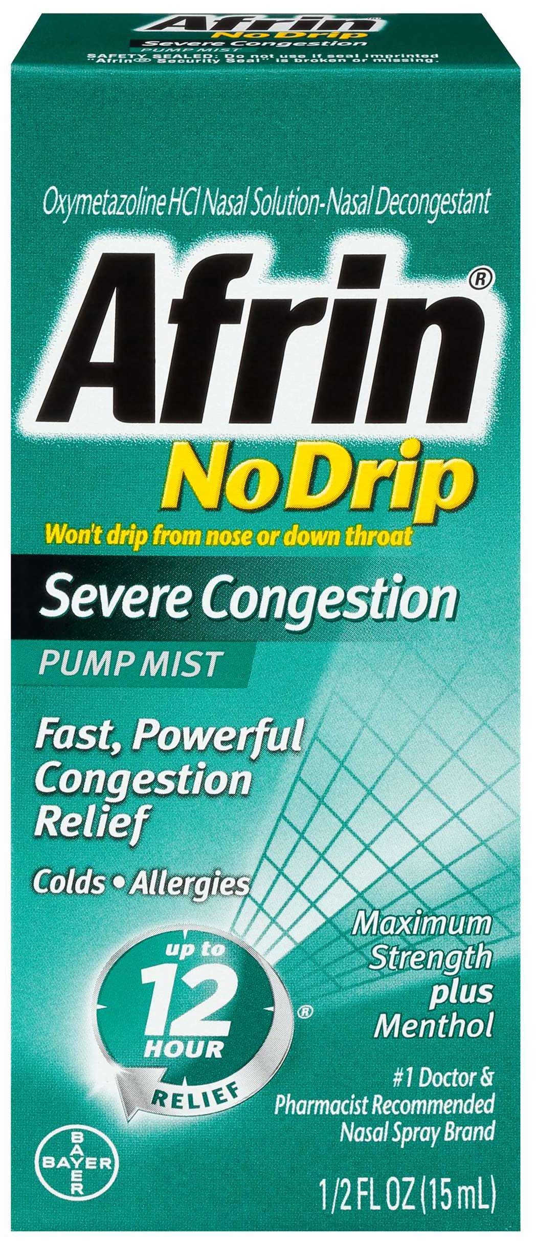 Afrin No Drip Severe Congestion Medicine -- 36 Per Case