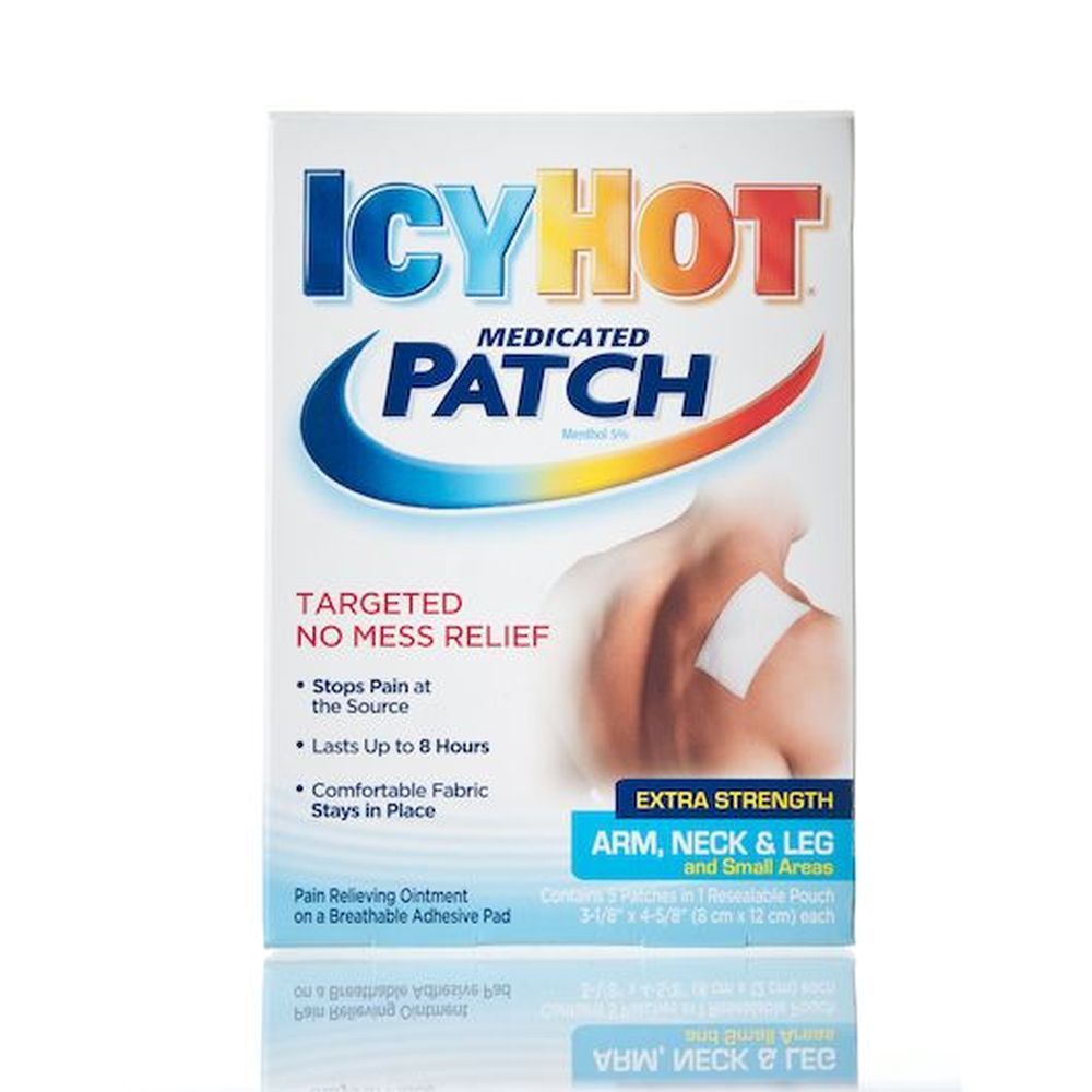 Icy Hot Medicated Patch For Arm Neck And Leg, 5 Count -- 24 Per Case