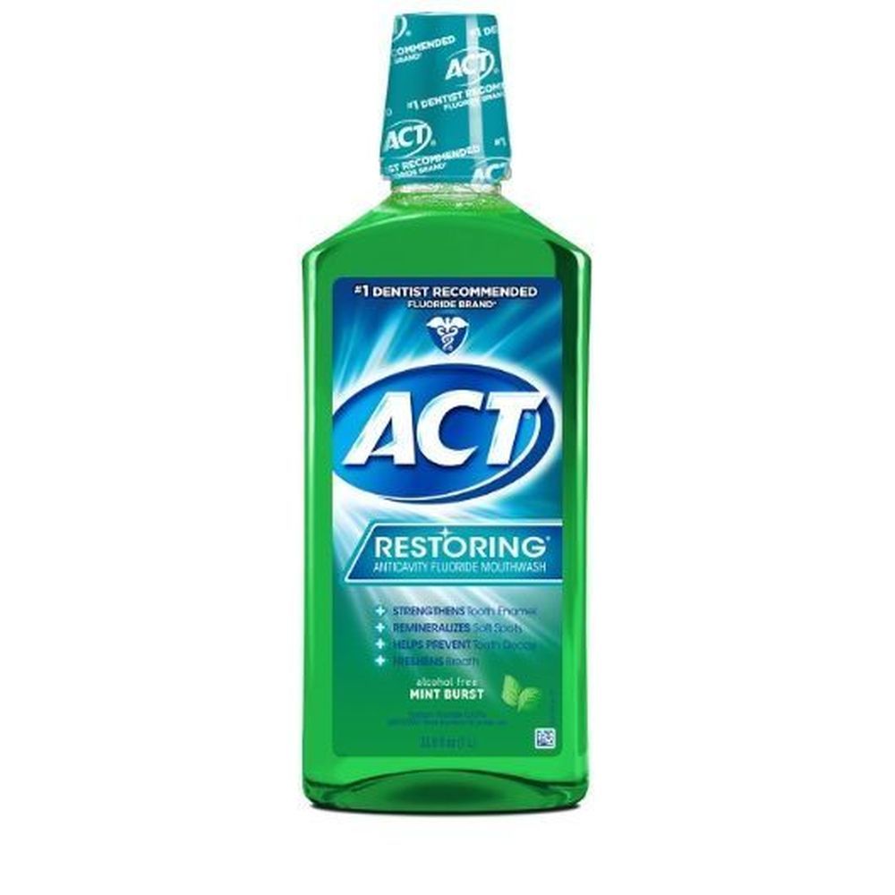 Act Restoring Mint Mouthwash, 33.8 Fluid Ounce -- 6 Per Case