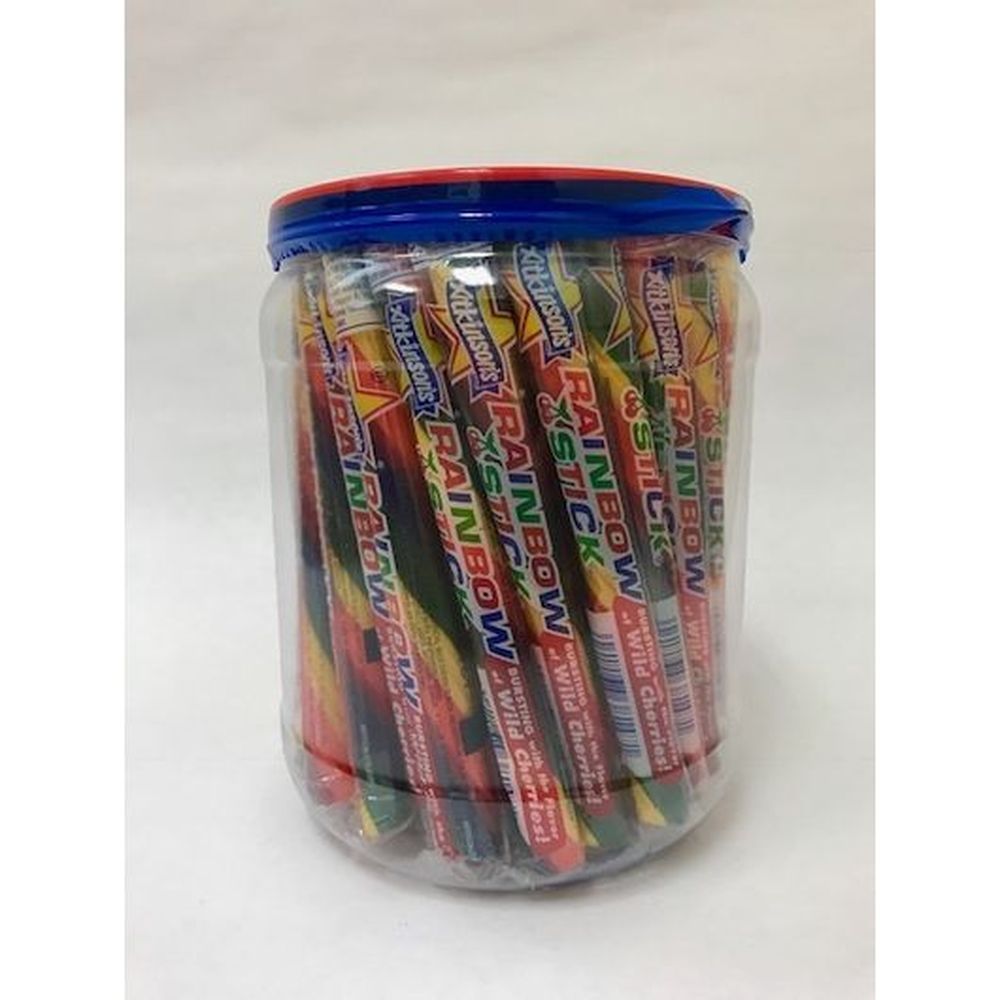 Atkinson Rainbow Stick Candy, 0.7 Ounce -- 200 Per Case