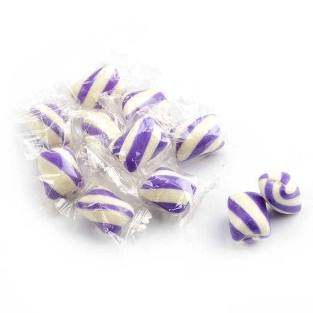 Mint Twists Light Purple And White Candy, 25 Pound