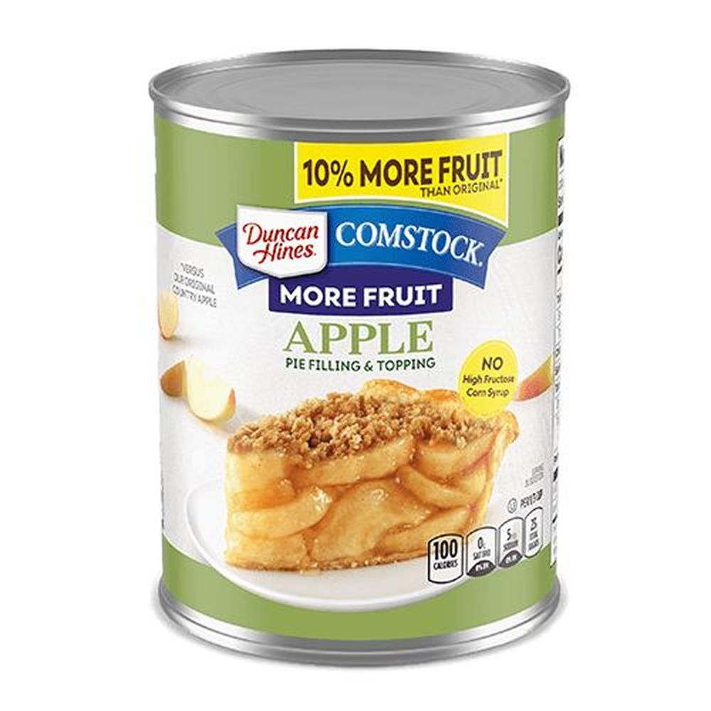Comstock More Fruit Apple Pie Filling And Topping, 21 Ounce -- 8 Per Case