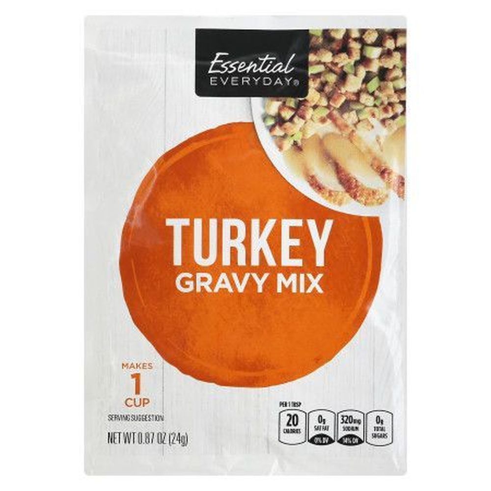 Everyday Essentials Turkey Gravy Mix, 0.75 Ounce -- 24 Per Case