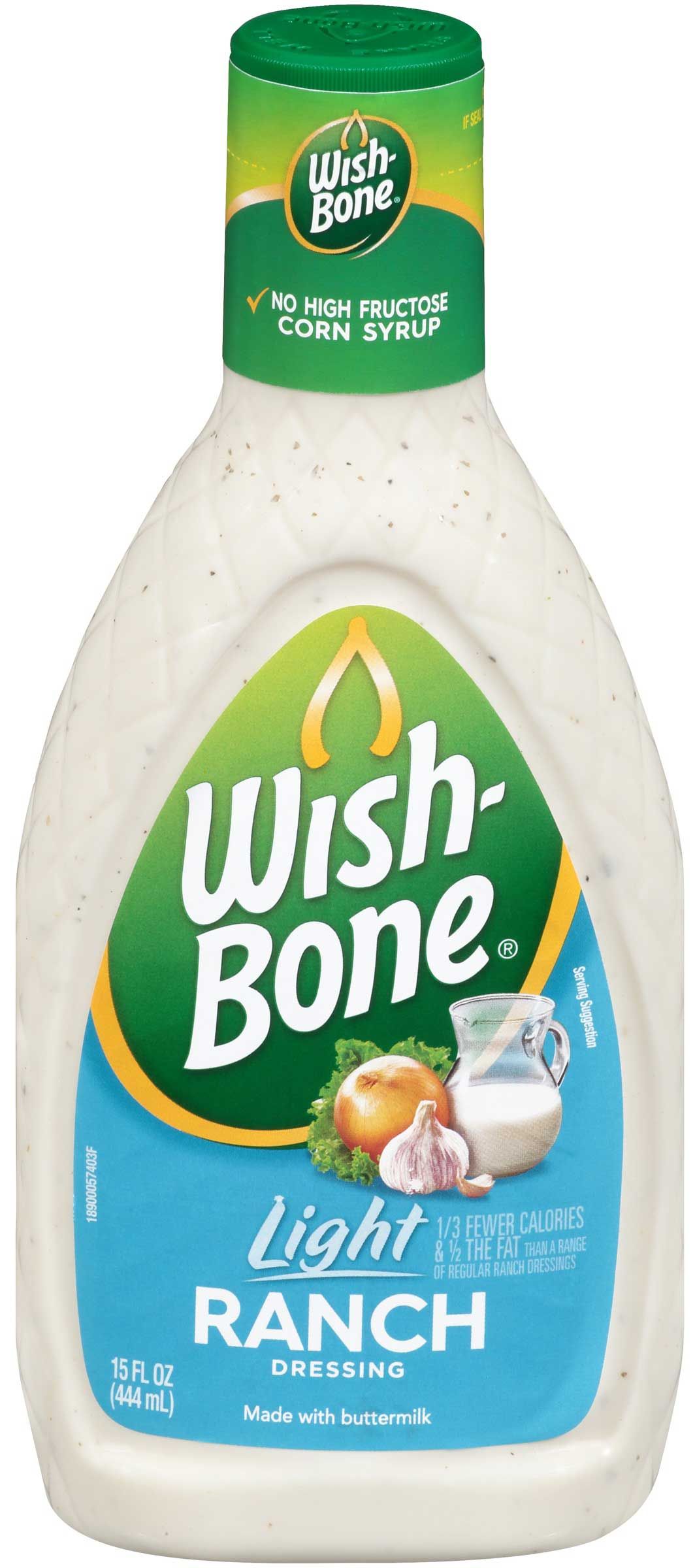 Wish-bone Light Ranch Dressing, 15 Fluid Ounce -- 6 Per Case