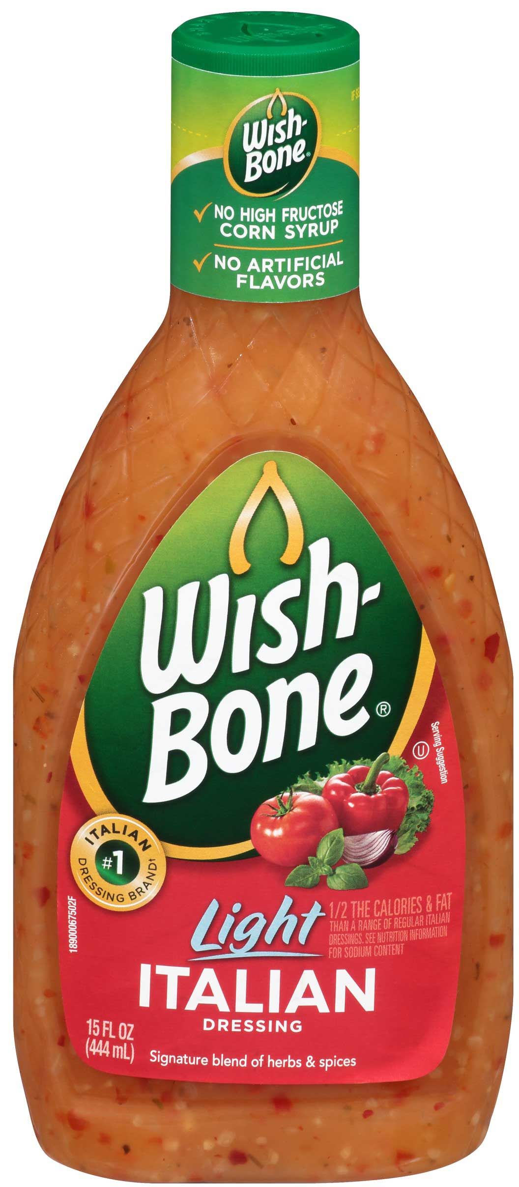Wish-bone Light Italian Dressing, 15 Fluid Ounce -- 6 Per Case