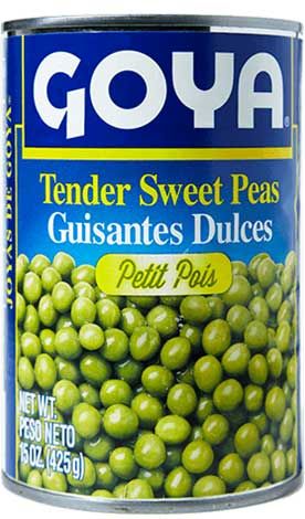 Goya Tender Sweet Peas, 8.5 Ounce -- 24 Per Case