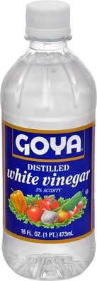 Goya White Vinegar, Distilled, 16 Ounce -- 24 Per Case