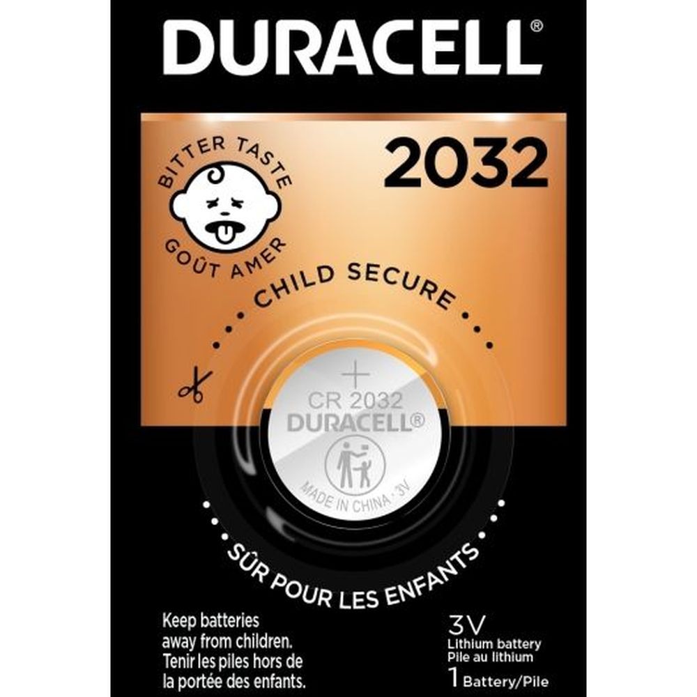 Duracell Lithium 2032 Manganese Dioxide Specialty Battery -- 72 Per Case