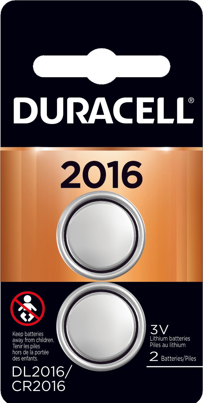 Duracell Medical Electronic Security Type 2016 Battery, 2 Count -- 36 Per Case