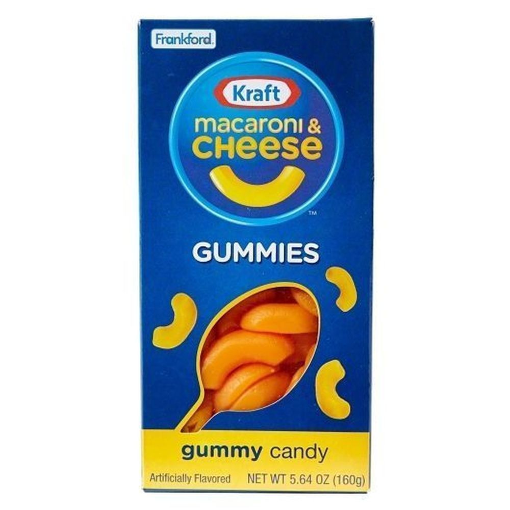Frankford Kraft Macaroni And Cheese Gummy Candy, 5.64 Ounce Box -- 16 Per Case