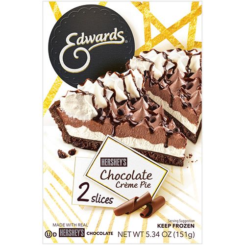 Edwards Chocolate Cream Single Pie With Hershey, 5.34 Ounce -- 12 Per Case