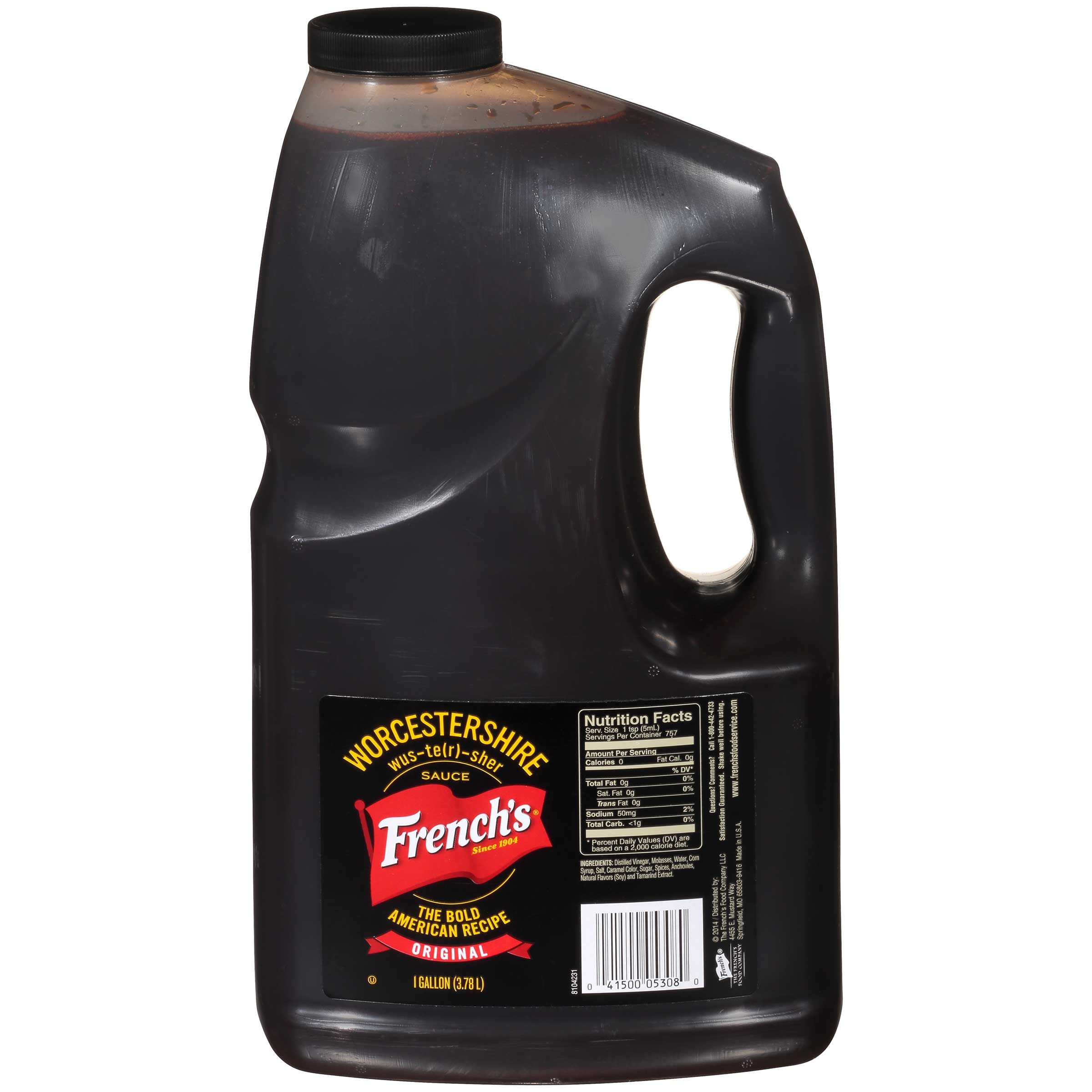 French's Worcestershire Sauce, 1 Gallon -- 4 Per Case