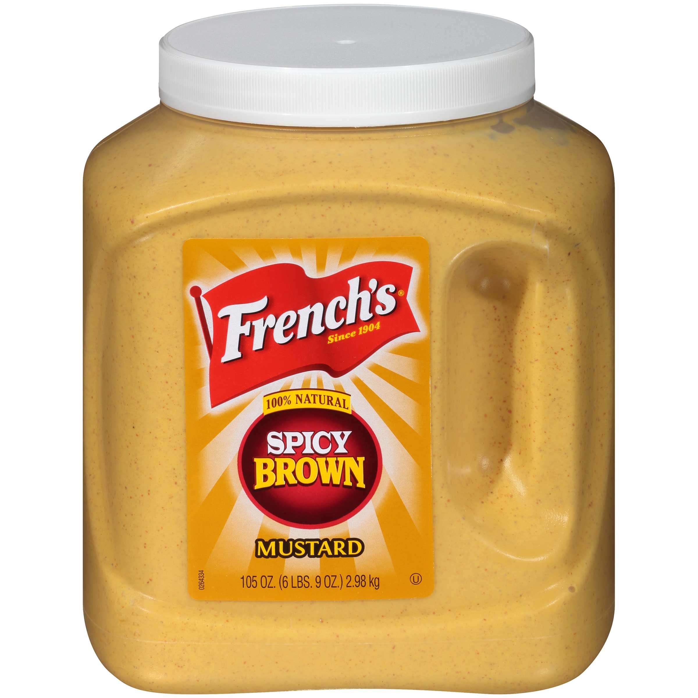 French's Bold N Spicy Brown Mustard, 105 Ounce -- 4 Per Case