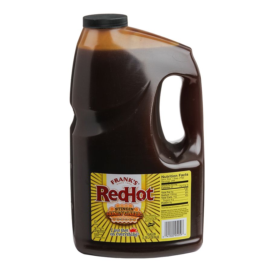 Frank's Redhot Stingin Honey Garlic Hot Sauce, 1 Gallon -- 2 Per Case