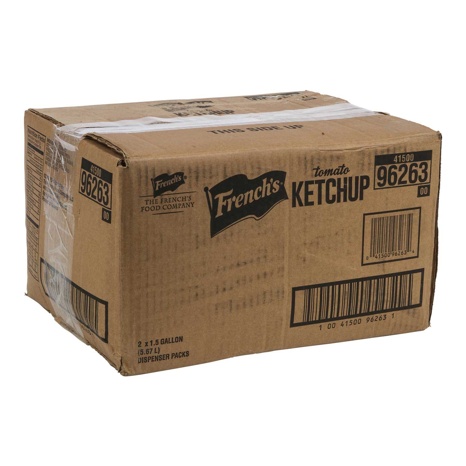 French's Tomato Ketchup, 1.5 Gallon Dispenser Pouch -- 2 Per Case