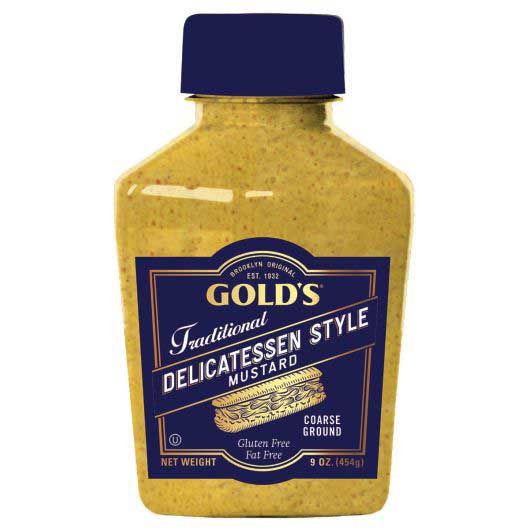 Gold's Squeeze Traditional Delicatessen Style Mustard, 10 Ounce -- 12 Per Case