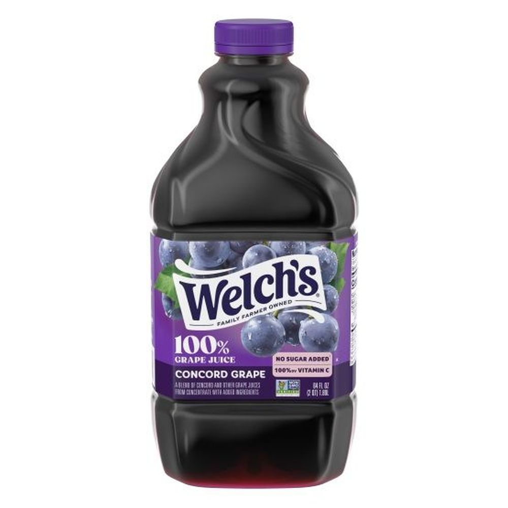 Welch's Zero Sugar Concord Grape Drink, 64 Fluid Ounce -- 6 Per Case