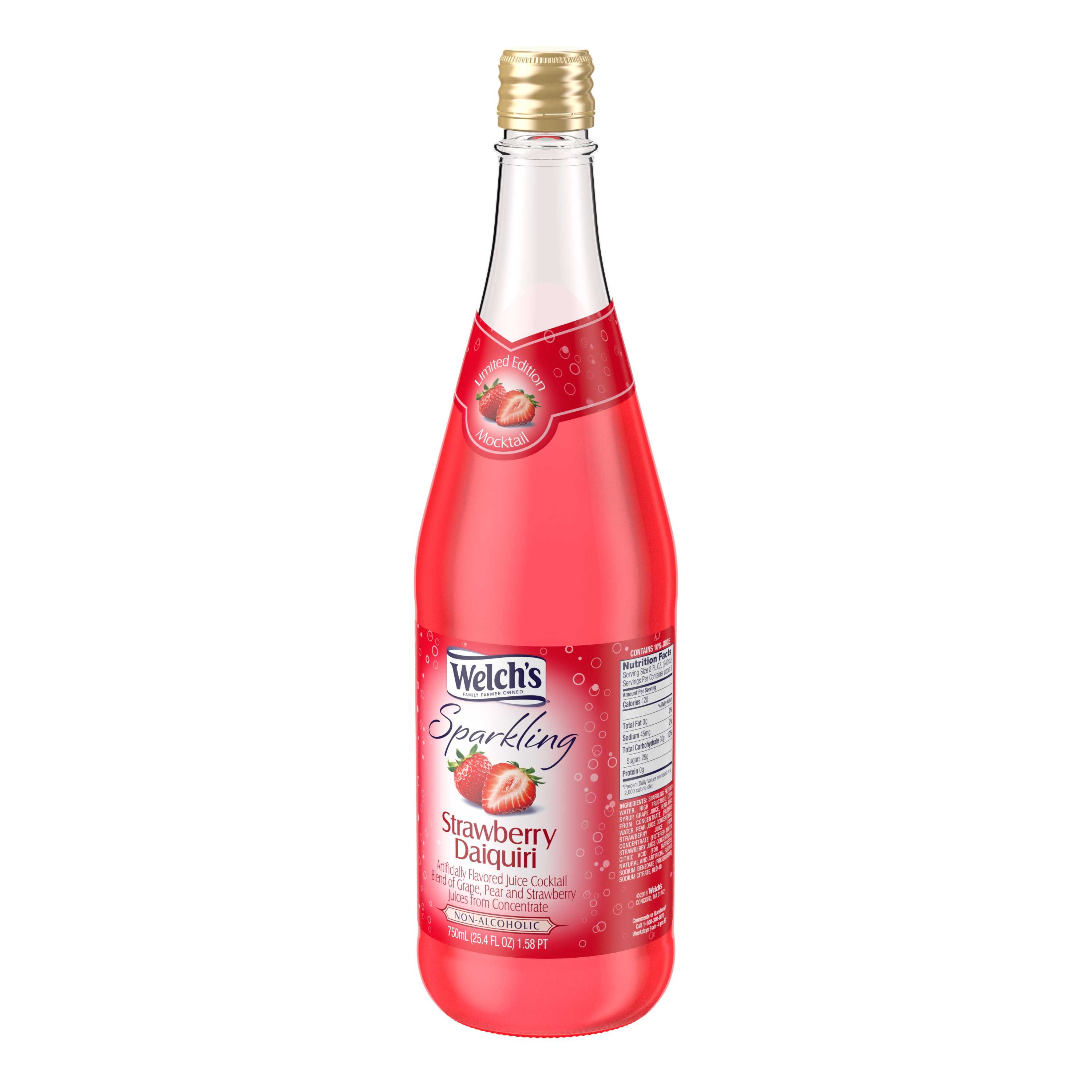 Welch's Sparkling Strawberry Daiquiri, 25.4 Fluid Ounce -- 12 Per Case